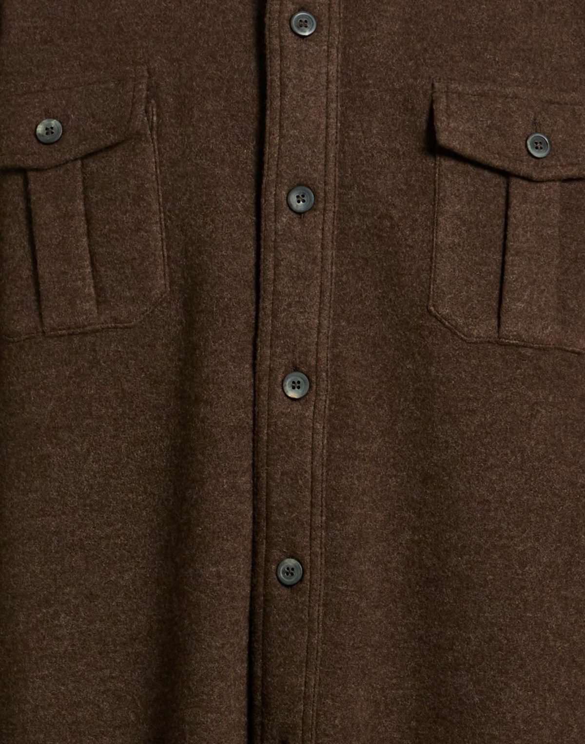 Sease Mens Shirt Chocolate in Brown