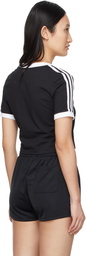 adidas Originals Black Adicolor Classics Cropped T-Shirt