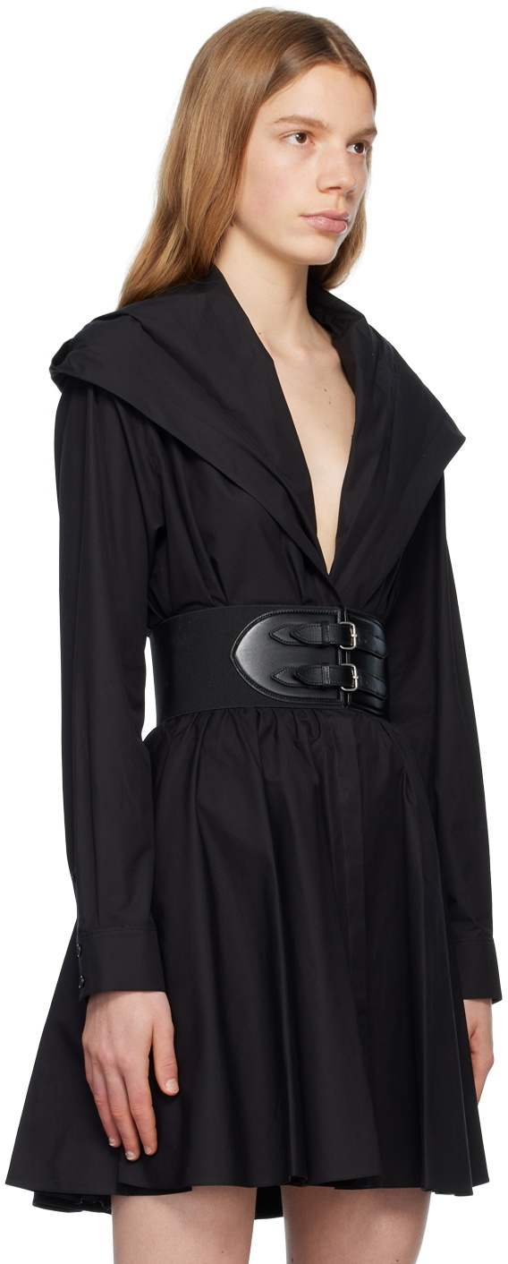 ALAÏA Black Hooded Bodysuit ALAÏA