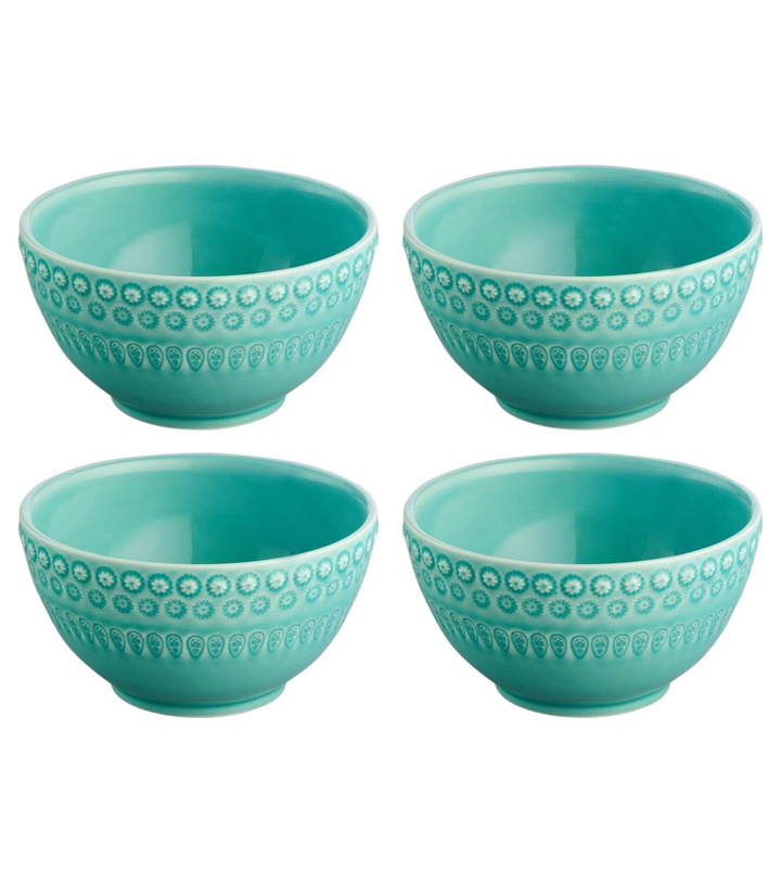 Photo: Bordallo Pinheiro Fantasia set of 4 ceramic bowls