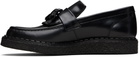 Fred Perry Black George Cox Leather Tassel Loafer Loafers