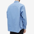 FrizmWORKS Men's Multi Pocket Shirt in Sax Blue