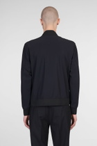 Theory Bomber In Black Polyamide
