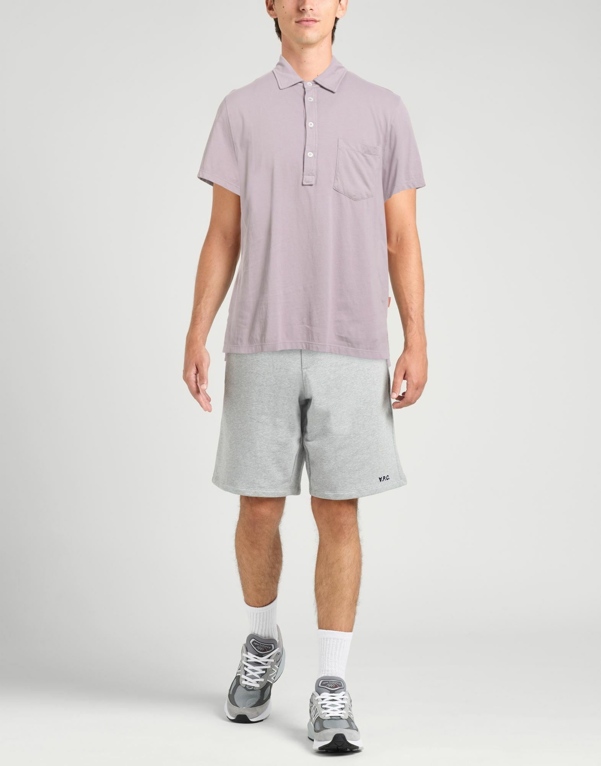 Barena Mens Polo shirt in Lilac