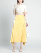 Aeron Womens Midi skirt in Yellow