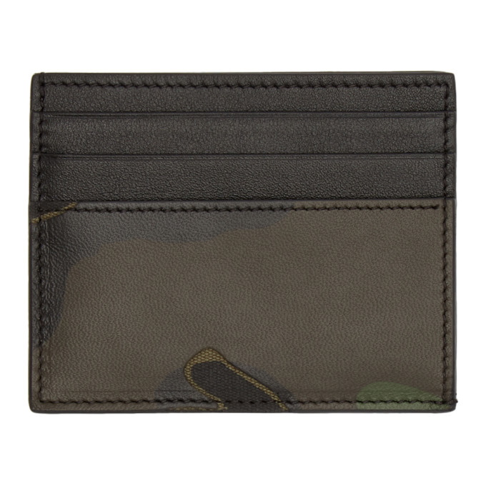 Photo: Valentino Green Valentino Garavani Camo Card Holder