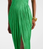 Maria Lucia Hohan Stephanie cutout silk tulle corset gown