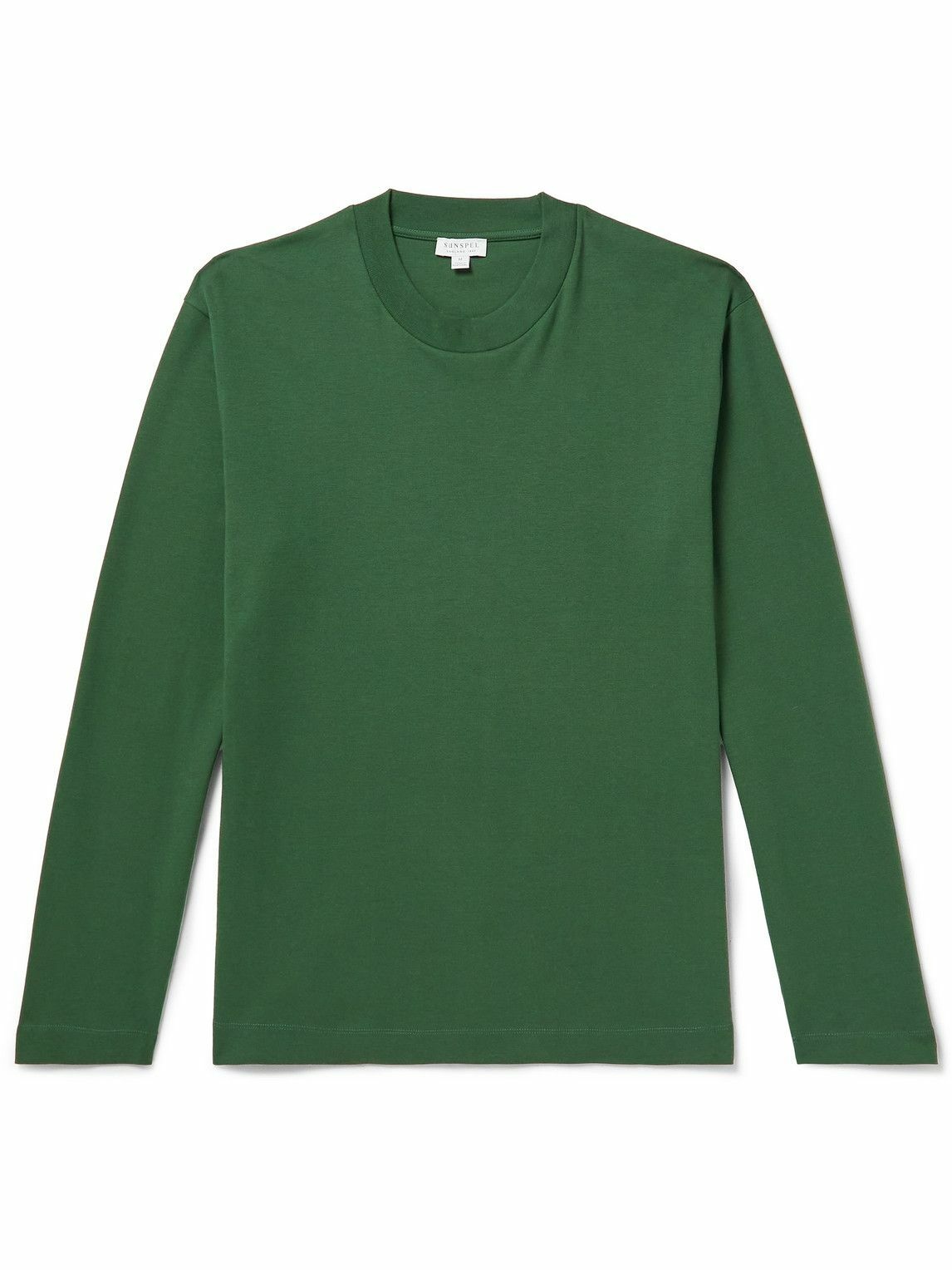 Photo: Sunspel - Cotton-Jersey T-Shirt - Green