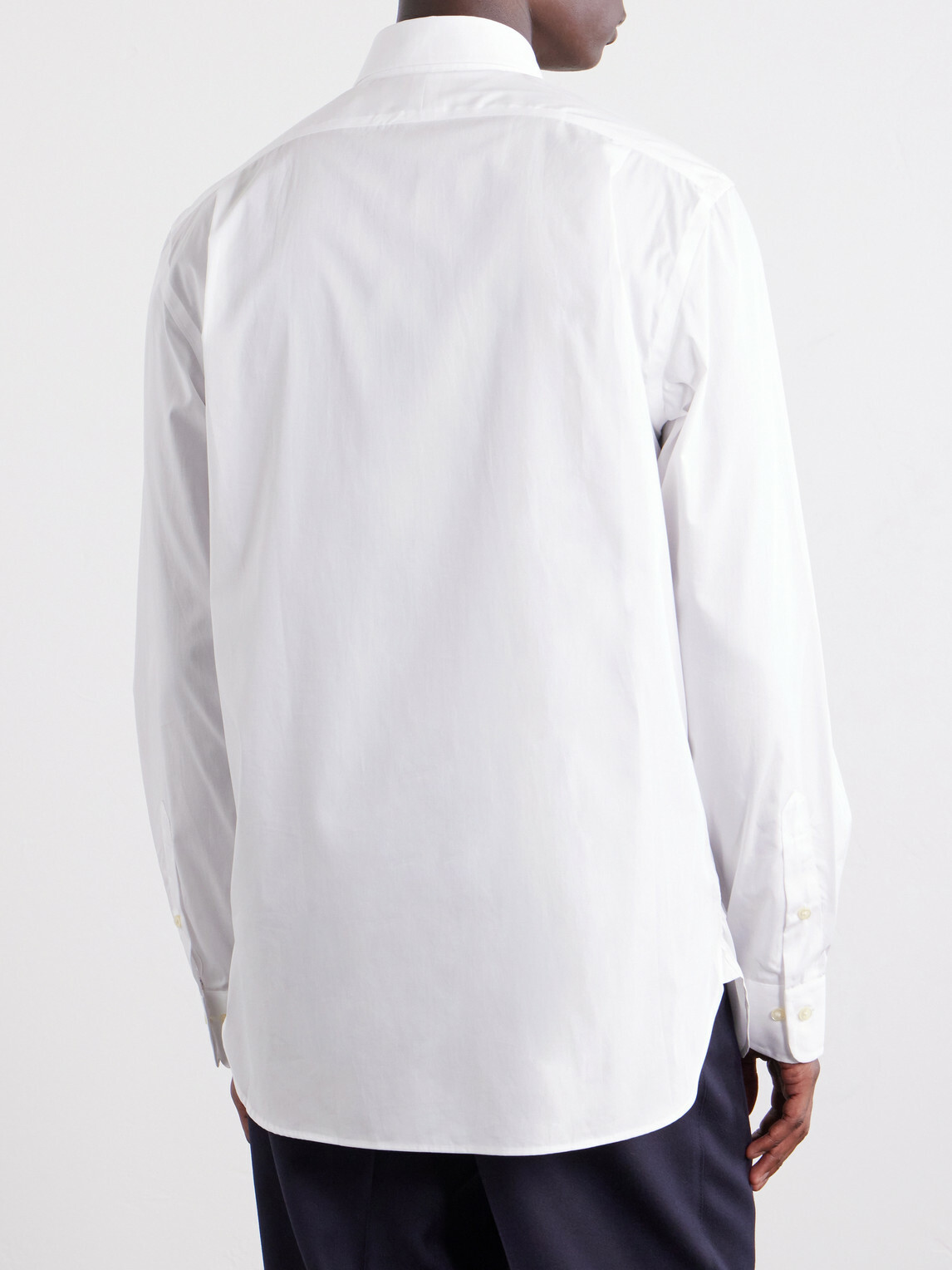 Polo Ralph Lauren - Logo-Embroidered Cotton-Poplin Shirt - White