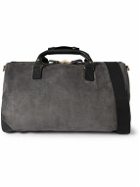 Bennett Winch - Commuter Leather-Trimmed Suede Holdall