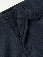 Lardini - Slim-Fit Puppytooth Wool-Blend Suit Trousers - Blue
