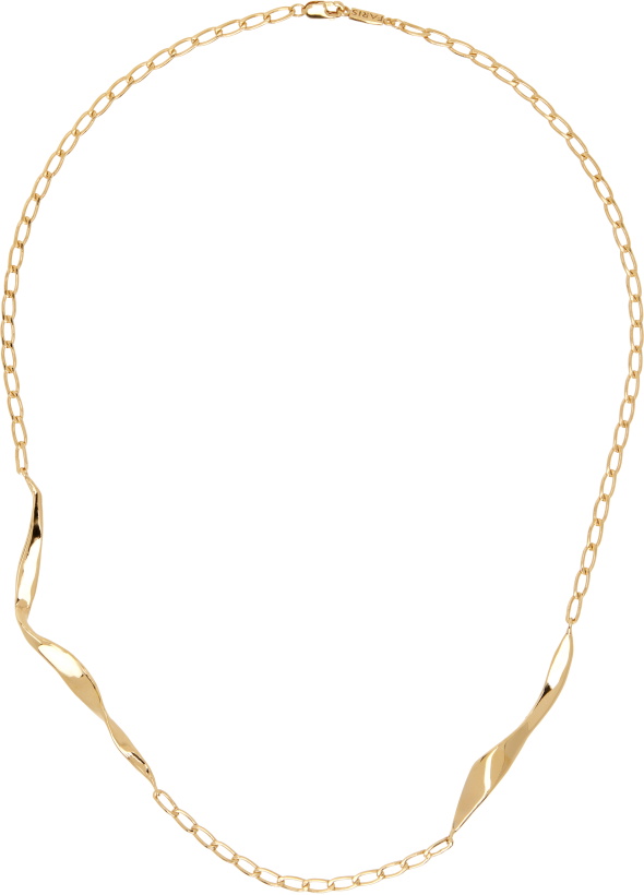 Photo: FARIS Gold Blade Necklace
