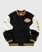 Mitchell & Ness Nba Team History Varsity Jacket Vintage Logo Los Angeles Lakers   Black     Bomber Jackets/College Jackets/Team Jackets   S