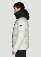 Madeira Down Hooded Jacket in White