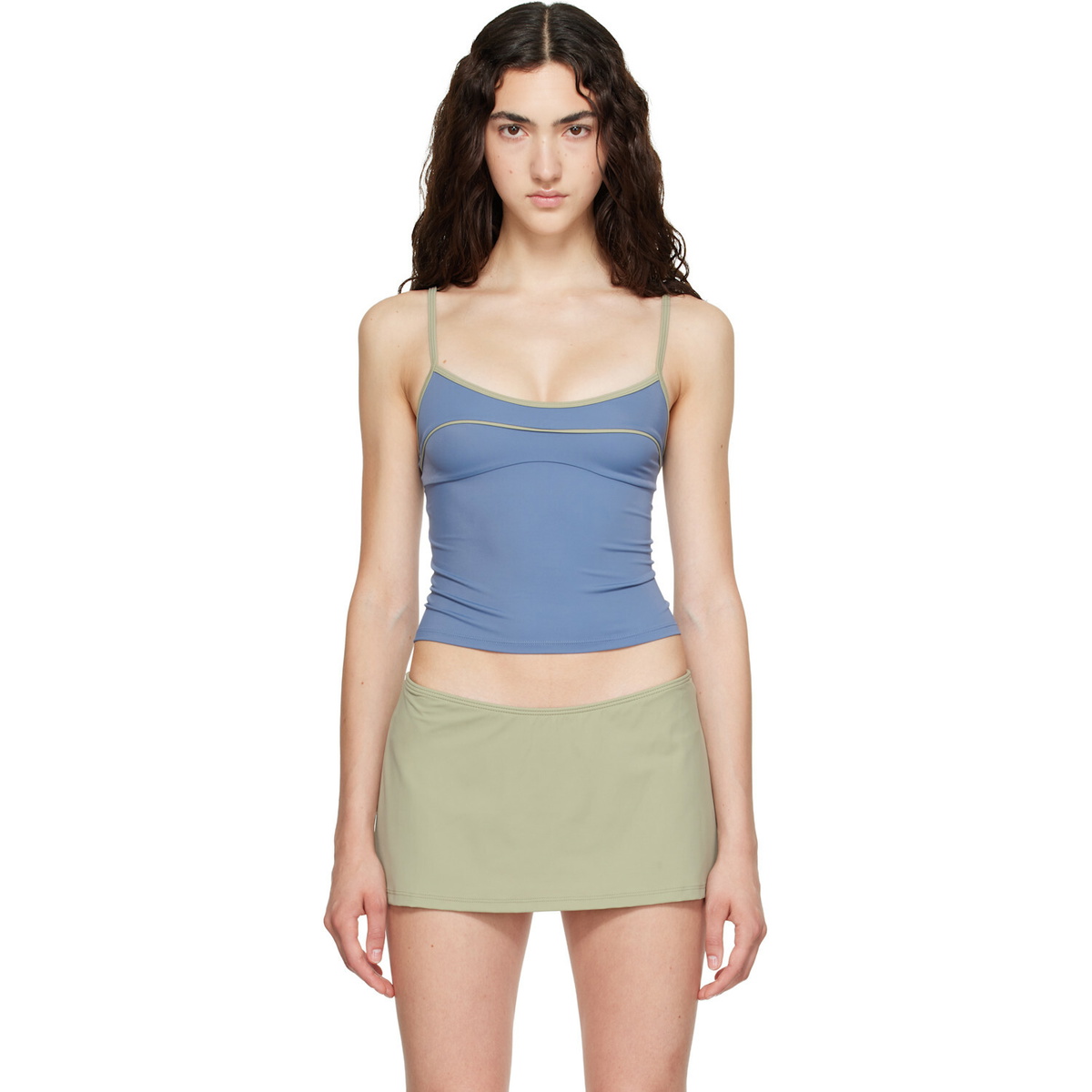 Fruity Booty Blue Reef Tankini Top