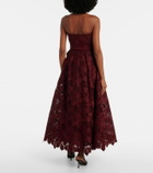 Elie Saab Silk-blend guipure lace cocktail dress
