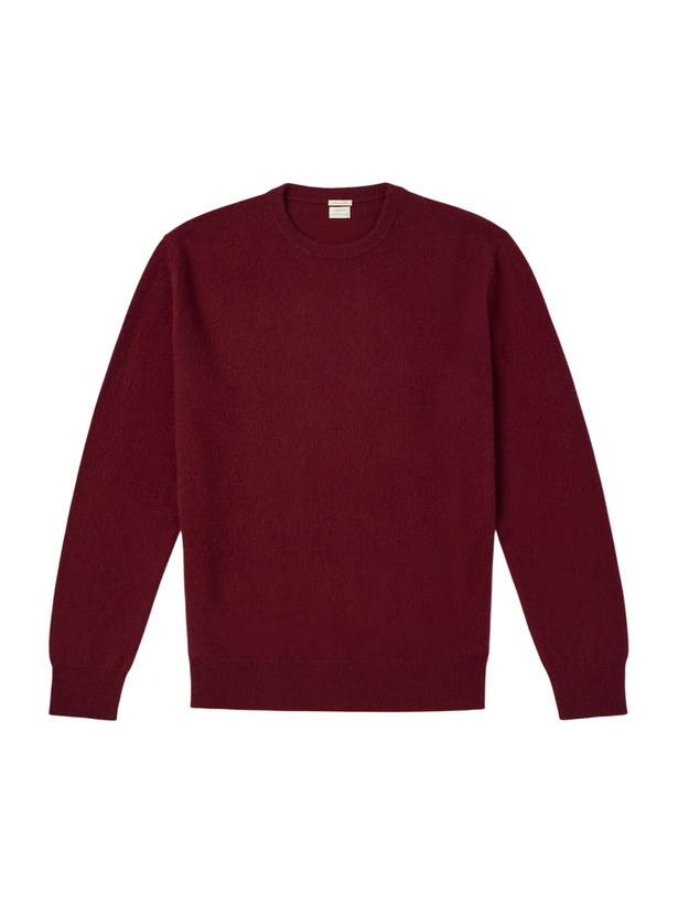 Photo: Massimo Alba - Kane Cashmere Sweater - Burgundy