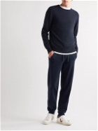 Allude - Tapered Virgin Wool and Cashmere-Blend Sweatpants - Blue