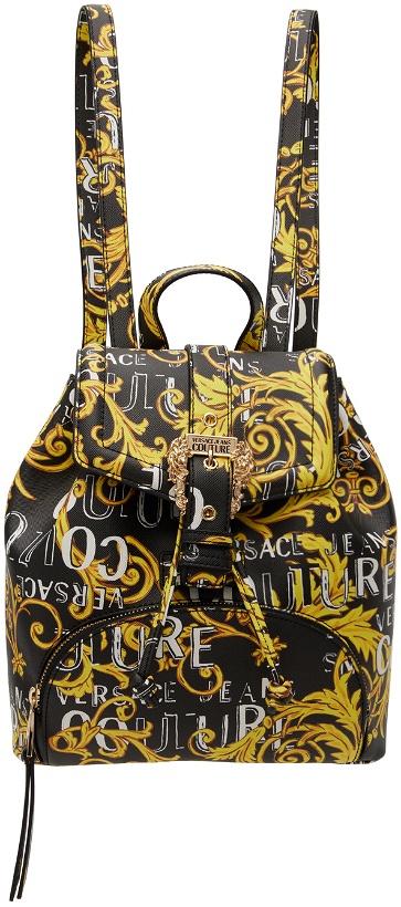 Photo: Versace Jeans Couture Black & Gold Couture I Backpack