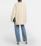 Toteme Oversized rib-knit wool cardigan