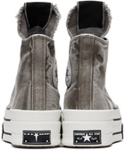 Rick Owens DRKSHDW Gray Converse Edition DBL Drkstar Sneakers