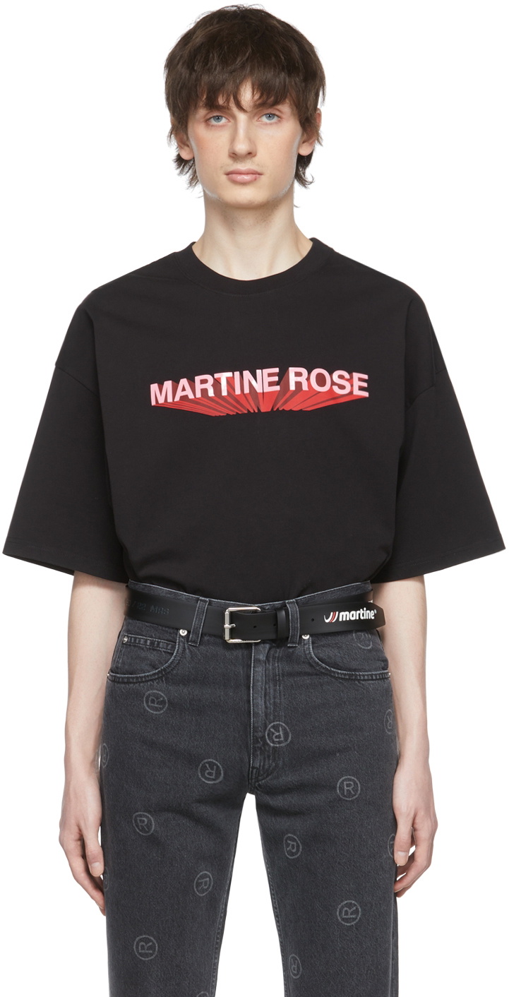 Martine Rose Black Cotton T-Shirt Martine Rose