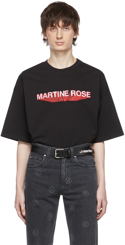 Photo: Martine Rose Black Cotton T-Shirt