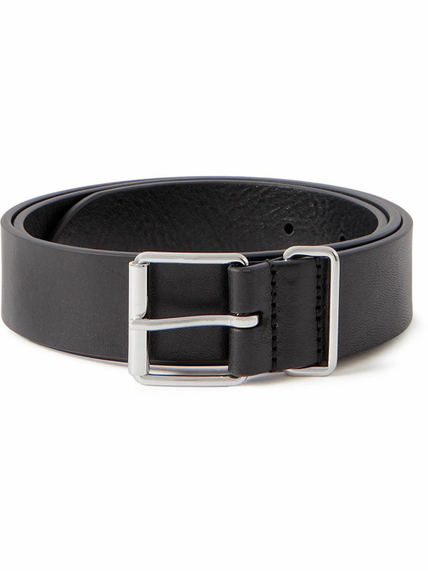 Photo: Anderson's - Narrow Leather Belt - Black