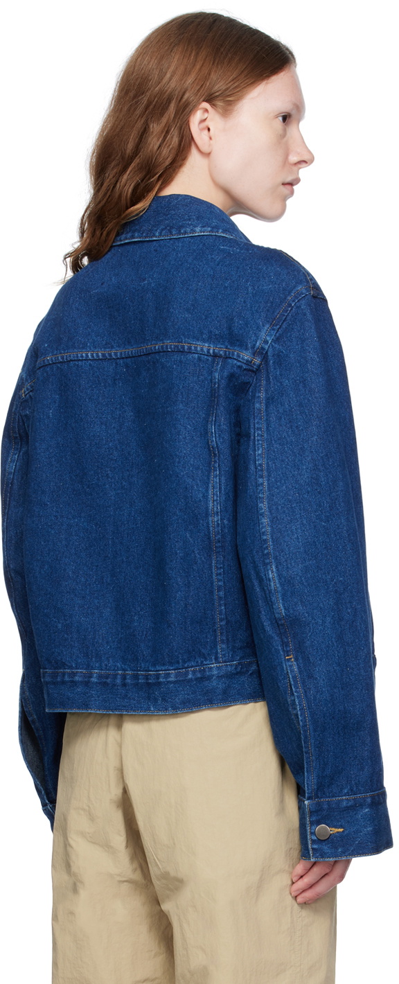 Studio Nicholson Indigo Petar Denim Jacket Studio Nicholson