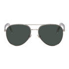 Super Silver and Black Ideal Sunglasses