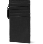 Ermenegildo Zegna - Stuoia Textured-Leather Cardholder - Black
