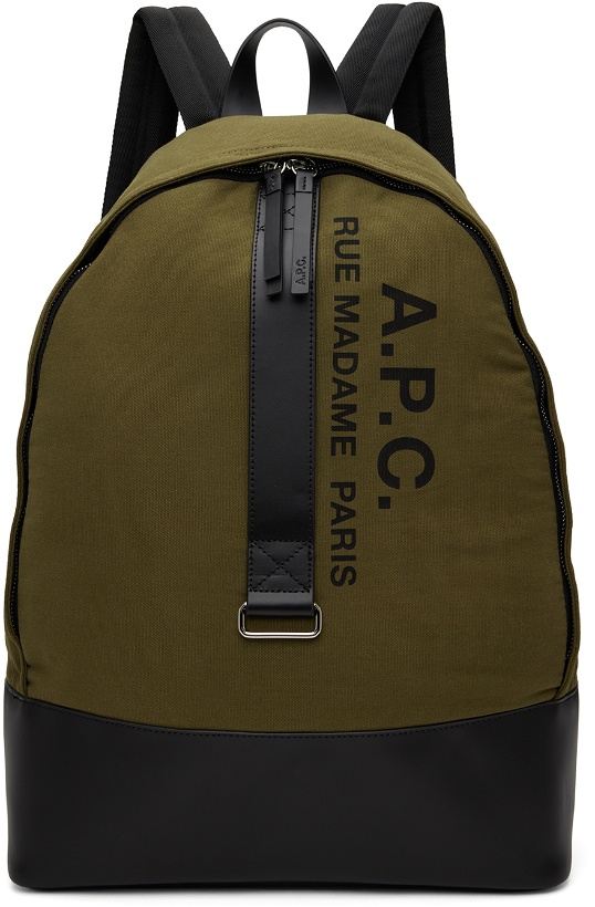 Photo: A.P.C. Khaki Sense Backpack