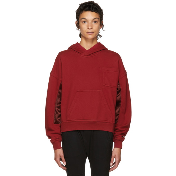 Photo: Haider Ackermann Red Perth Hoodie