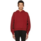 Haider Ackermann Red Perth Hoodie