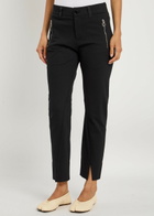 High Stunt Straight-leg Stretch-jersey Trousers Black