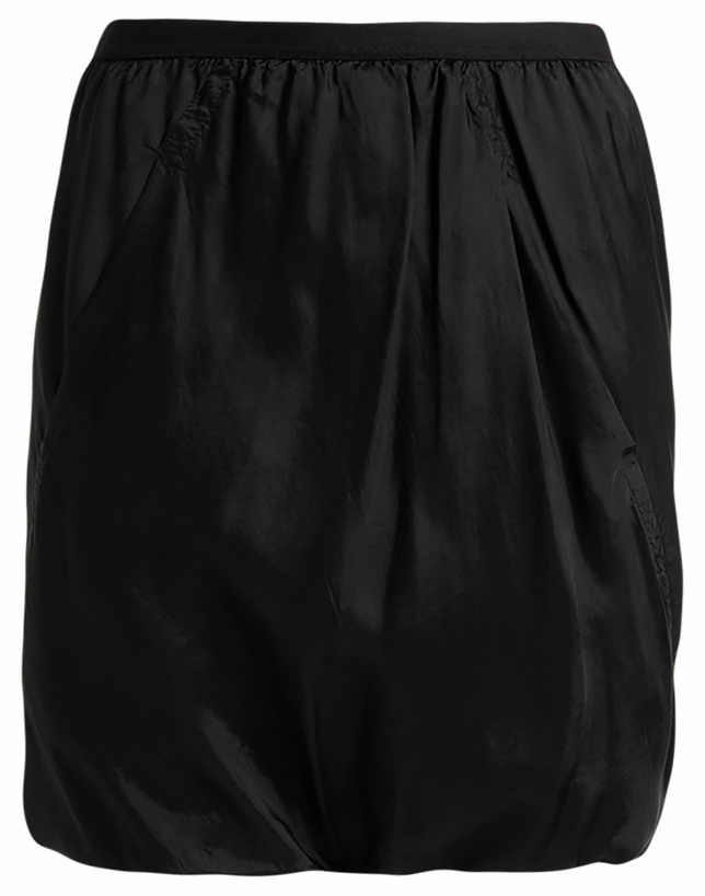 Photo: Rick Owens Womens Shorts & Bermuda Shorts in Black
