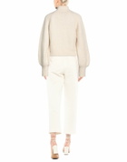 Maje Womens Turtleneck Ivory