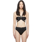 Versace Underwear Black Cage Bikini Top