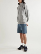 Carhartt WIP - Chase Straight-Leg Logo-Embroidered Cotton-Blend Jersey Shorts - Blue