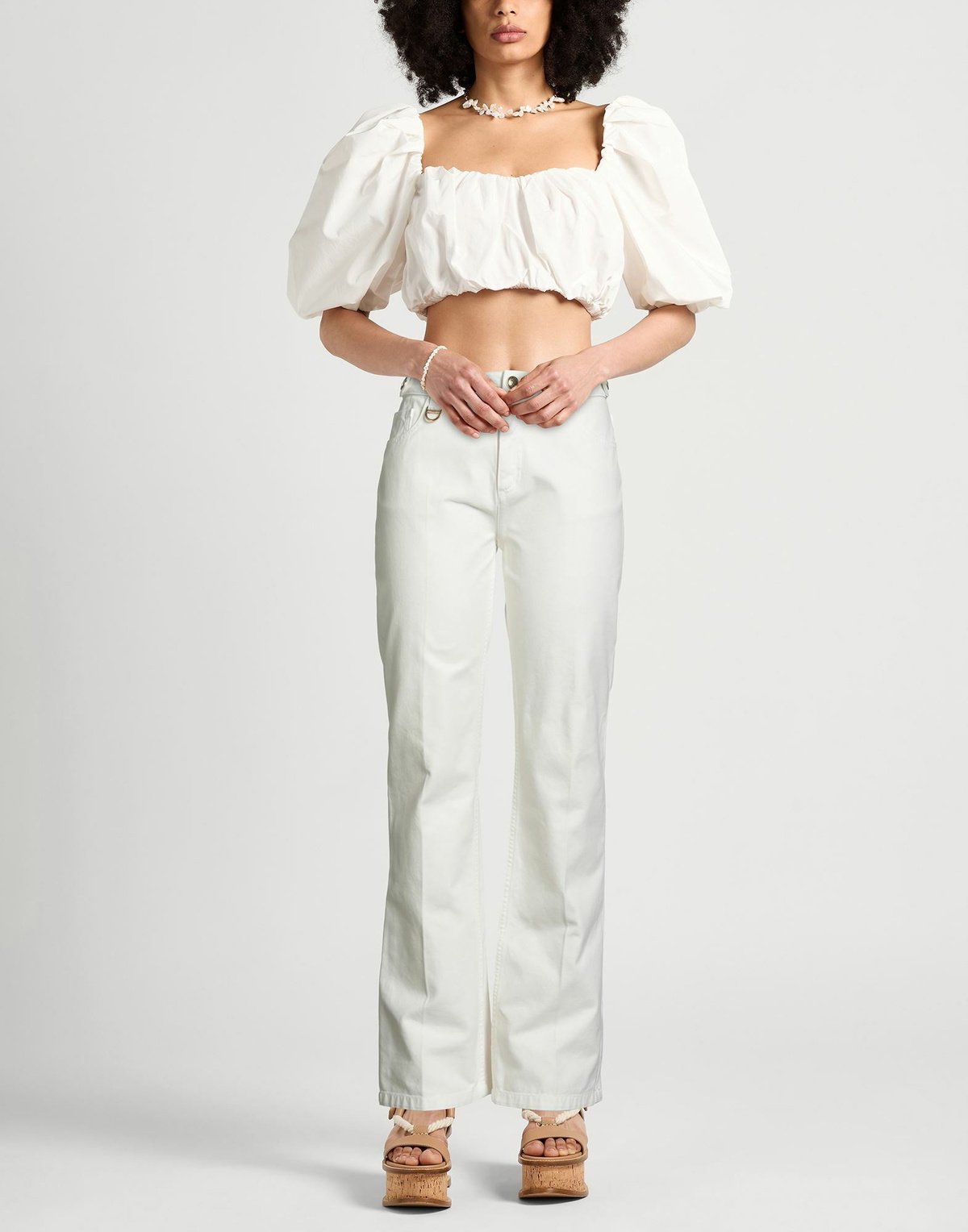 Chloé Womens Pants in White