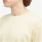 Auralee Men's Luster Plaiting Long Sleeve T-Shirt in Ivory