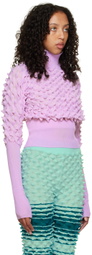 Chet Lo Purple Arctic Turtleneck