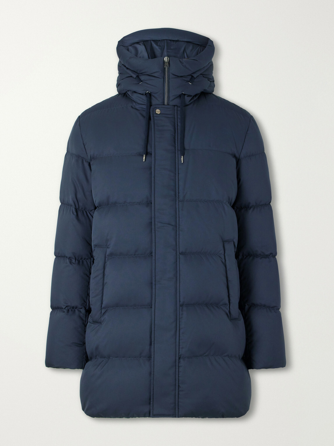 Herno - Arendelle Quilted Shell Hooded Down Jacket - Blue