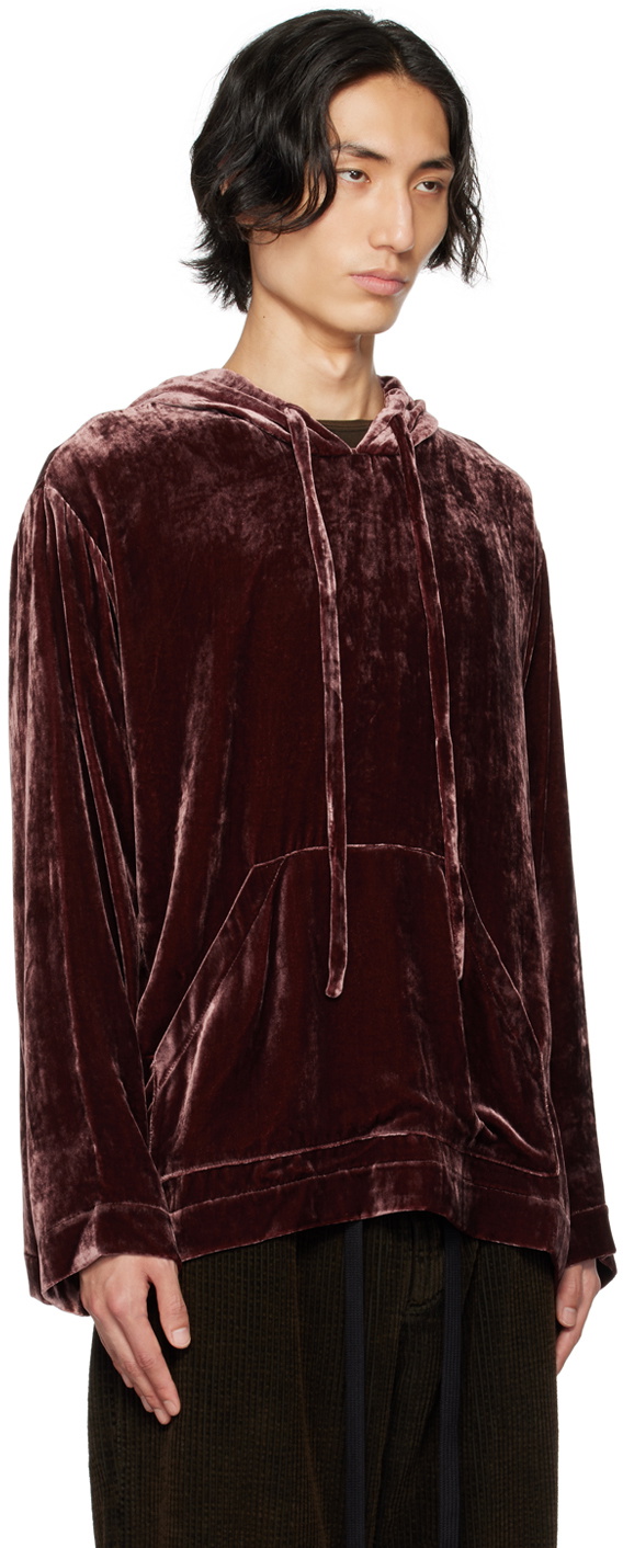 UMA WANG Red Taveon Hoodie