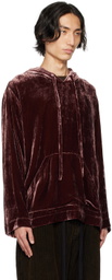 UMA WANG Red Taveon Hoodie