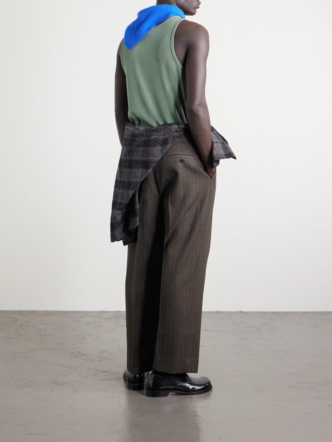 CDLP - Ribbed Stretch-TENCEL™ Lyocell and Cotton-Blend Jersey Tank Top - Green
