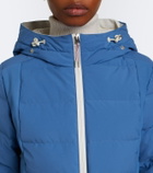 Yves Salomon Belted shearling-trimmed ski jacket