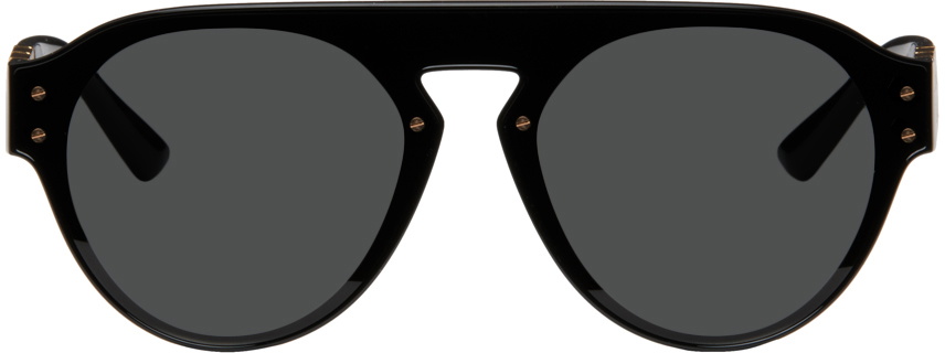 Versace Black La Greca Sunglasses Versace