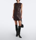 Stouls Dollie leather minidress