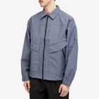 GR10K Men's 3L Overshirt in Calcite Blu